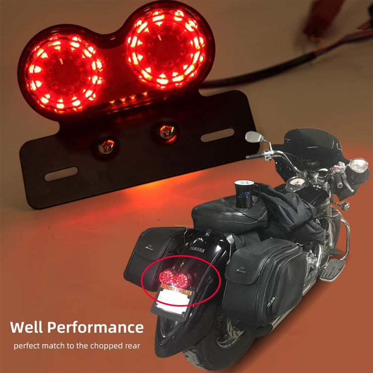 Dreamizer 40 LED 40W Motorcycle Tail Light Brake&Turn Signal Light with License Plate