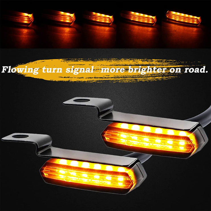 Dreamizer LED Turn Signals, Handlebar Brake Clutch Marker Light