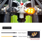 Dreamizer 4 PCS Motorcycle Indicators Turn Signal Lights 5 LED 12V