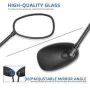 Dreamizer M10 Rectangle Motorcycle Side Mirrors